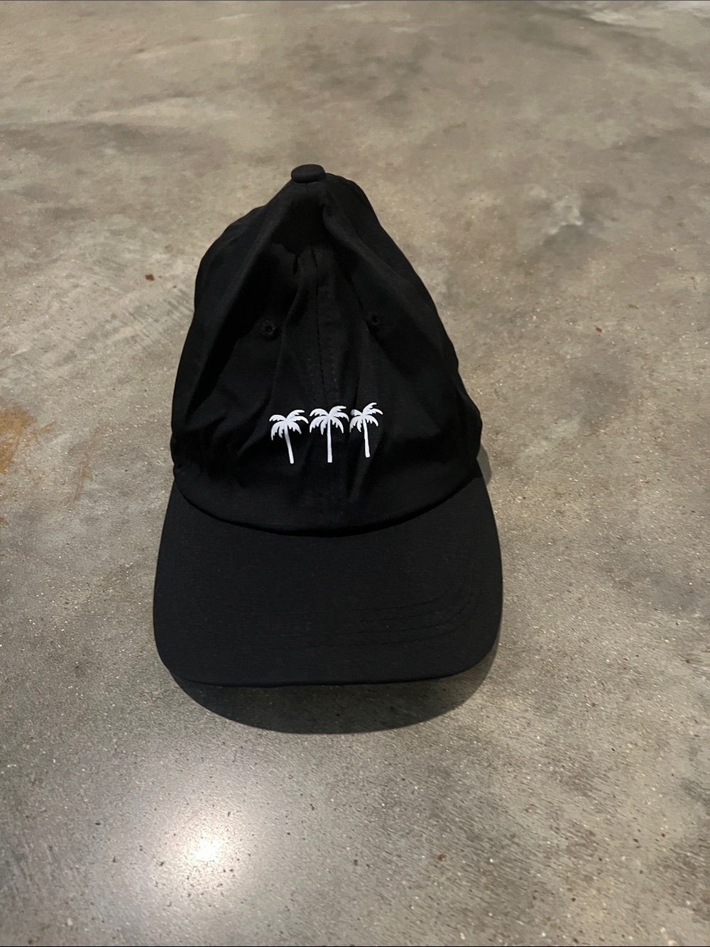 Black Palm Tree Baseball Cap